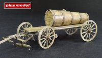 Hay wagon with wooden tank