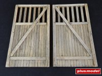 Wooden gate - straight