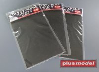 Plastic plates black 0,5 mm